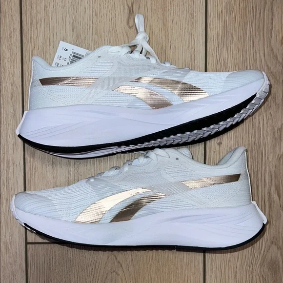 NWT - Reebok Energen Tech Plus Women's White & Gold Running/Course Athletic Shoe - Picture 8 of 15
